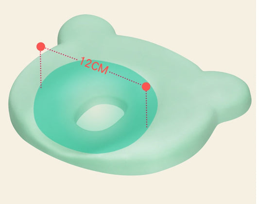 KTX-010835 Memory Foam Anti-Eccentric Baby Pillow for Shaping Head Support, Bear Design, 0-1 Years, 26x22x3cm