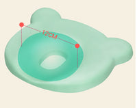 HKM-010835 Memory Foam Anti-Eccentric Baby Pillow for Shaping Head Support, Bear Design, 0-1 Years, 26x22x3cm