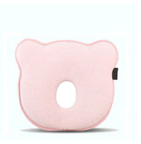 HKM-010835 Memory Foam Anti-Eccentric Baby Pillow for Shaping Head Support, Bear Design, 0-1 Years, 26x22x3cm