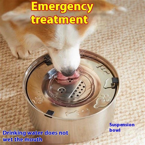 HKM-011027 Large Capacity Stainless Steel Pet Water Bowl - 1L, 3L, 5.6L Options