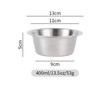 HKM-011027 Large Capacity Stainless Steel Pet Water Bowl - 1L, 3L, 5.6L Options