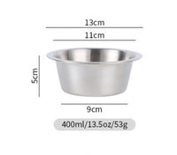 HKM-011027 Large Capacity Stainless Steel Pet Water Bowl - 1L, 3L, 5.6L Options