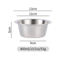HKM-011027 Large Capacity Stainless Steel Pet Water Bowl - 1L, 3L, 5.6L Options