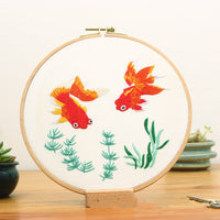 HKM-011155 Chinese Style Hand-Embroidered Needlework Material Package for Unique Creations