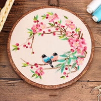 HKM-011155 Chinese Style Hand-Embroidered Needlework Material Package for Unique Creations
