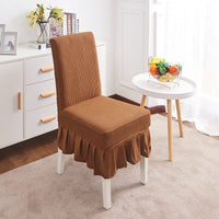 HKM-011219 Thickened One-Piece Elastic Chair Cover - 90% Polyester, 10% Spandex, Includes 1 Cover