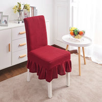 HKM-011219 Thickened One-Piece Elastic Chair Cover - 90% Polyester, 10% Spandex, Includes 1 Cover