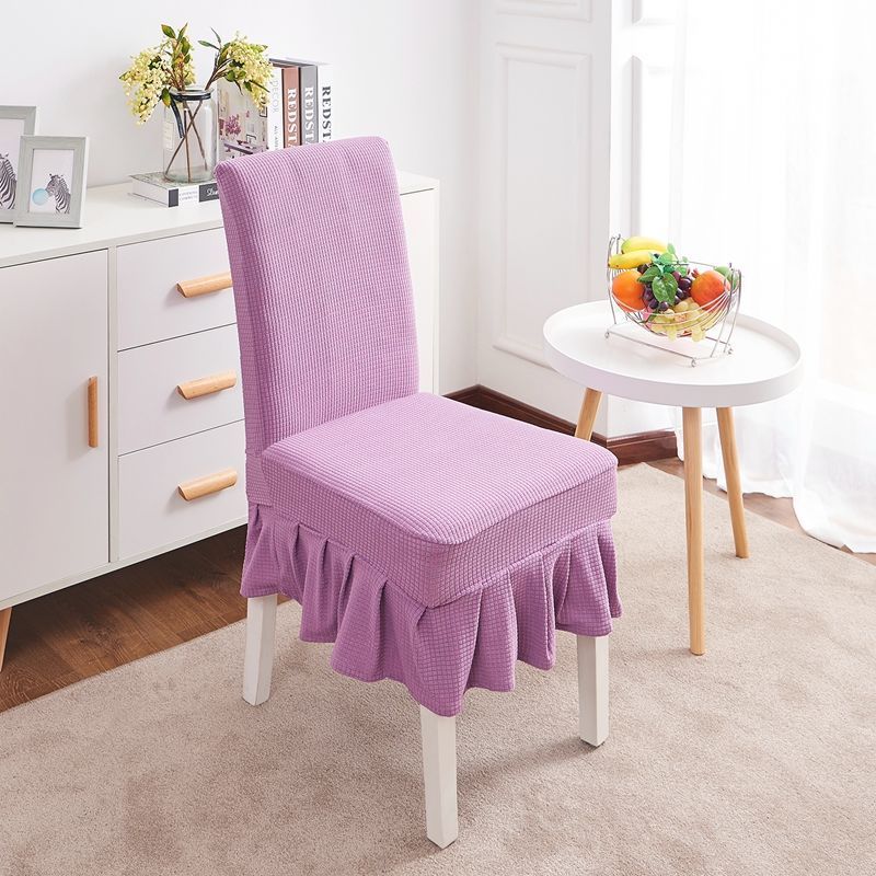 HKM-011219 Thickened One-Piece Elastic Chair Cover - 90% Polyester, 10% Spandex, Includes 1 Cover