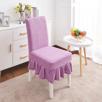 HKM-011219 Thickened One-Piece Elastic Chair Cover - 90% Polyester, 10% Spandex, Includes 1 Cover