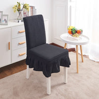 HKM-011219 Thickened One-Piece Elastic Chair Cover - 90% Polyester, 10% Spandex, Includes 1 Cover