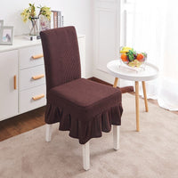 HKM-011219 Thickened One-Piece Elastic Chair Cover - 90% Polyester, 10% Spandex, Includes 1 Cover