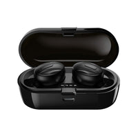 HKM-011219 Wireless In-ear Bluetooth Headphones with LED Digital Display - Modern Design, Available in Black and White
