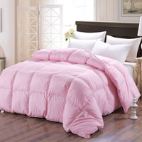 HKM-011475 All-Cotton Goose Down Velvet Quilt with 90% Down Filling and Anti-Feather Fabric