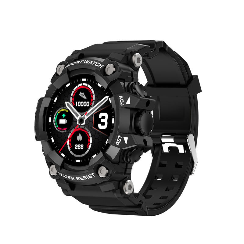 HKM-011667 T6 Tactical Waterproof Smart Watch with 1.3-Inch Display and Multi-Function Features