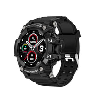 HKM-011667 T6 Tactical Waterproof Smart Watch with 1.3-Inch Display and Multi-Function Features