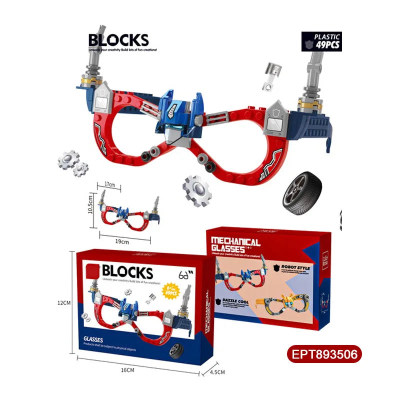 Dinosaur Building Blocks Set for Kids - Creative Construction Toy for Ages 2-4