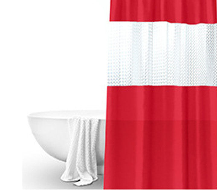 HKM-011859 Translucent Waterproof Mildew Proof Shower Curtain for Modern Bathrooms – 180cm x 200cm, Available in Multiple Colors