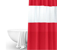 HKM-011859 Translucent Waterproof Mildew Proof Shower Curtain for Modern Bathrooms – 180cm x 200cm, Available in Multiple Colors