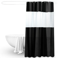 HKM-011859 Translucent Waterproof Mildew Proof Shower Curtain for Modern Bathrooms – 180cm x 200cm, Available in Multiple Colors