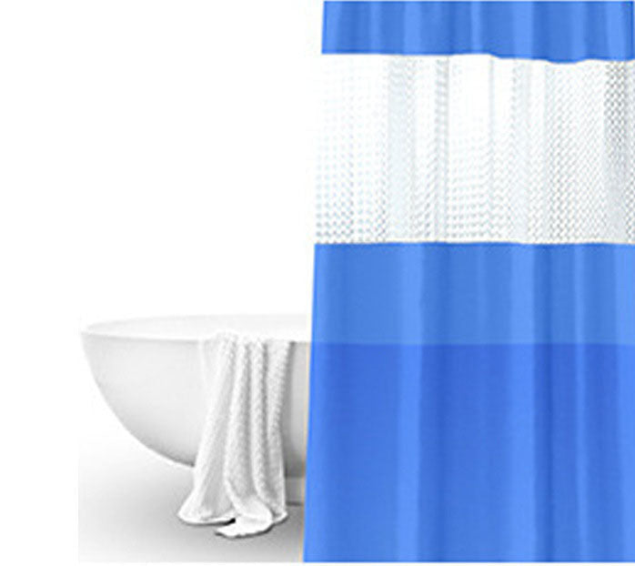 HKM-011859 Translucent Waterproof Mildew Proof Shower Curtain for Modern Bathrooms – 180cm x 200cm, Available in Multiple Colors