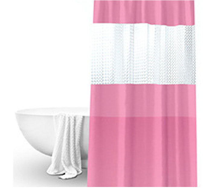 HKM-011859 Translucent Waterproof Mildew Proof Shower Curtain for Modern Bathrooms – 180cm x 200cm, Available in Multiple Colors