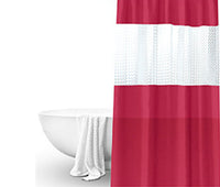 HKM-011859 Translucent Waterproof Mildew Proof Shower Curtain for Modern Bathrooms – 180cm x 200cm, Available in Multiple Colors