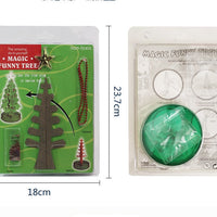 HKM-011923 Magic Growing Paper Christmas Tree with Water Activation - Festive Tree Decoration Set