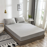 HKM-012115 Waterproof Velvet Bed Sheet Set with Pillows - Various Sizes Available