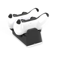 HKM-012179 Dual Charging Dock for PS5 Wireless Controllers - Two-Controller Capacity, Fast Charging with LED Indicator