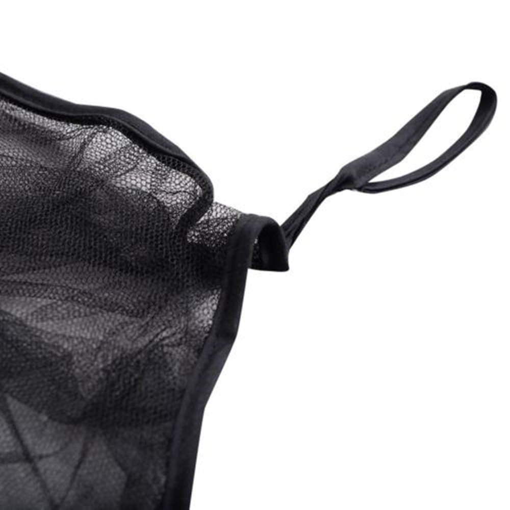 HKM-012307 Four-Sided Polyester Mosquito Net with Square Doors, 210x190x240cm, White or Black