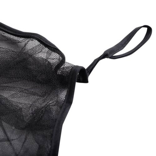 HKM-012307 Four-Sided Polyester Mosquito Net with Square Doors, 210x190x240cm, White or Black