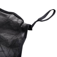 HKM-012307 Four-Sided Polyester Mosquito Net with Square Doors, 210x190x240cm, White or Black