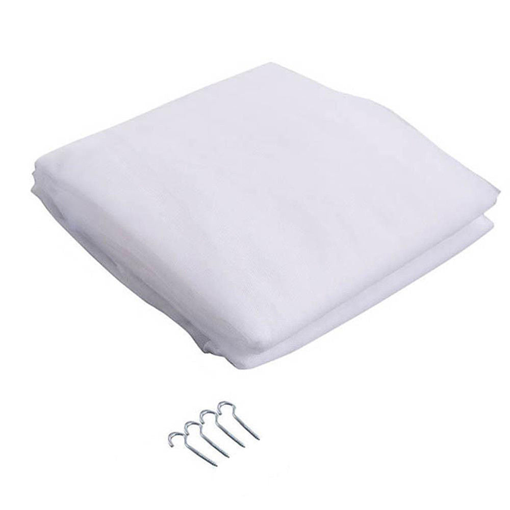 HKM-012307 Four-Sided Polyester Mosquito Net with Square Doors, 210x190x240cm, White or Black
