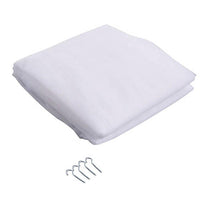 HKM-012307 Four-Sided Polyester Mosquito Net with Square Doors, 210x190x240cm, White or Black