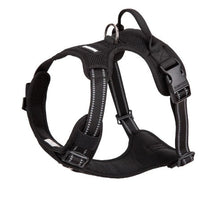 HKM-012499 Adjustable Dog Fur Vest-style Chest Strap in Orange, Red, and Black, Sizes XS-XL with Towing Rope Included