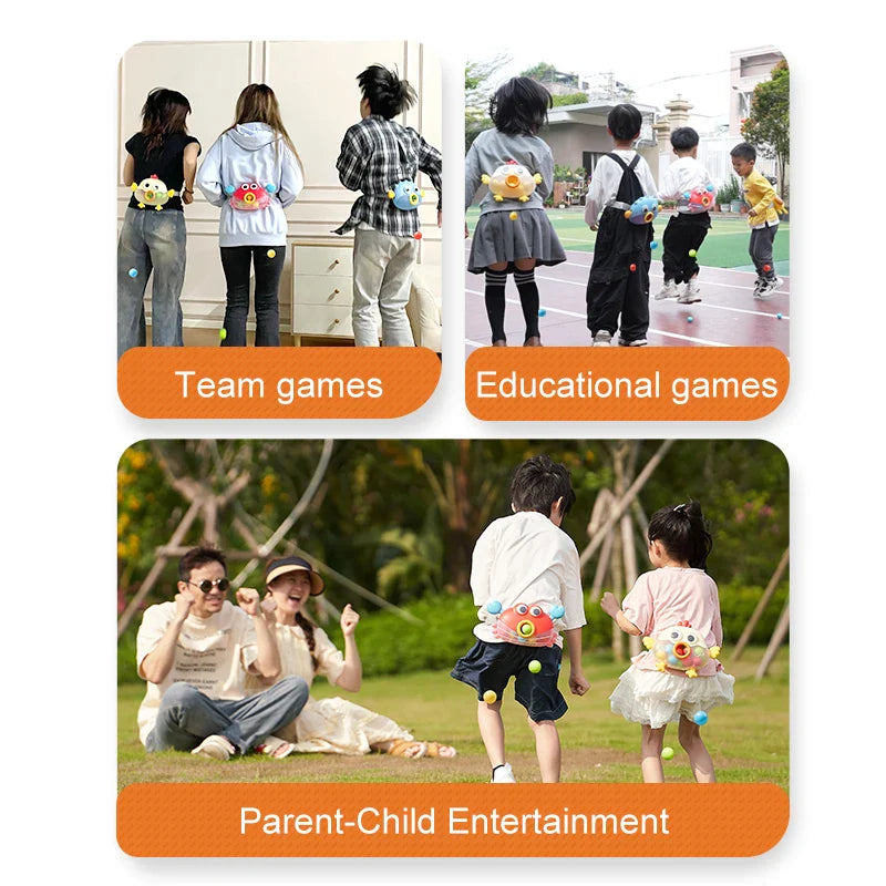 HKM-012563 Hip Swing Ball Toys Set for Kids - Fun Outdoor and Indoor Interactive Game for Family Parties