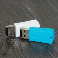 HKM-012691 2-in-1 USB 2.0 TF Card Reader for Micro USB Android Devices and PCs, Compatible with TF and MicroSD Cards