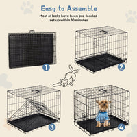 HKM-012691 24-30 Inch Single Door Dog Cage