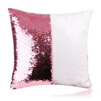 HKM-012691 Customizable Sequin Pillowcase with Your Photo, 40cm x 40cm, Gold