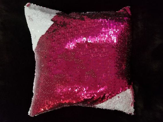 HKM-012691 Customizable Sequin Pillowcase with Your Photo, 40cm x 40cm, Gold