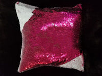 HKM-012691 Customizable Sequin Pillowcase with Your Photo, 40cm x 40cm, Gold