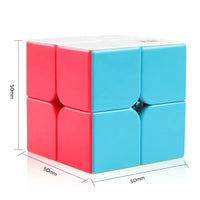 HKM-012883 Smooth 2x2 Magic Cube Puzzle for Kids - Educational Toy, Ideal for Ages 2-4