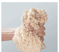 HKM-012883 Super Absorbent Chenille Hanging Hand Towel - Soft, Quick-Drying, Easy to Wash, Beige