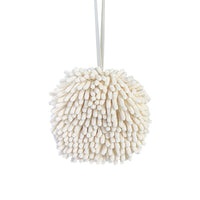 HKM-012883 Super Absorbent Chenille Hanging Hand Towel - Soft, Quick-Drying, Easy to Wash, Beige