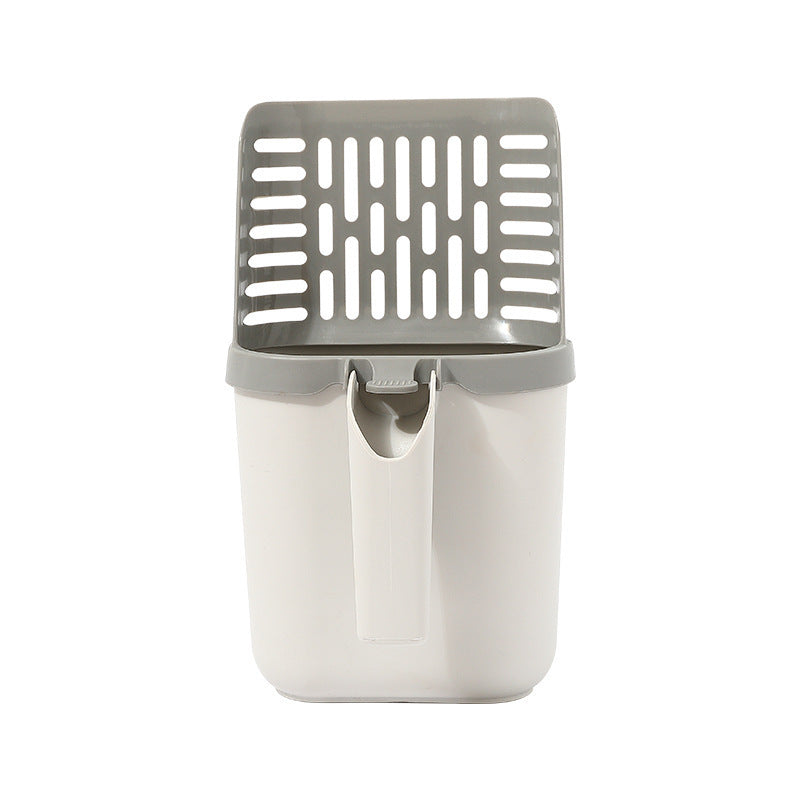 HKM-012947 Large Capacity Integrated Cat Litter Scoop and Storage Box for Easy Waste Disposal