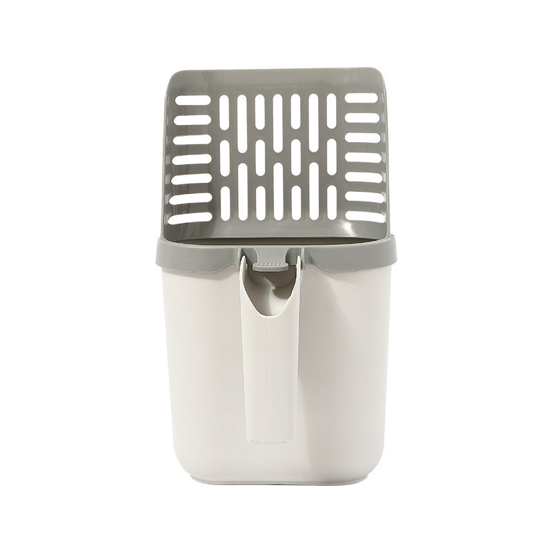 HKM-012947 Large Capacity Integrated Cat Litter Scoop and Storage Box for Easy Waste Disposal