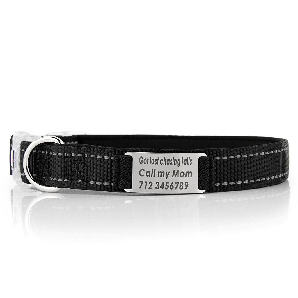 HKM-013011 Customized Nylon Dog Collar
