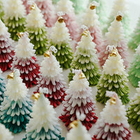 HKM-013075 3D Cedar Christmas Tree Candle - Aromatherapy Ornament for Home Decor and Gifts