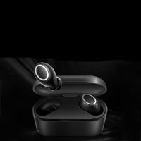 HKM-013203 Wireless Bluetooth Mini Headset - Stereo Earplug Style, 10m Range, Available in Black, White, Gold, Rose Gold, Blue