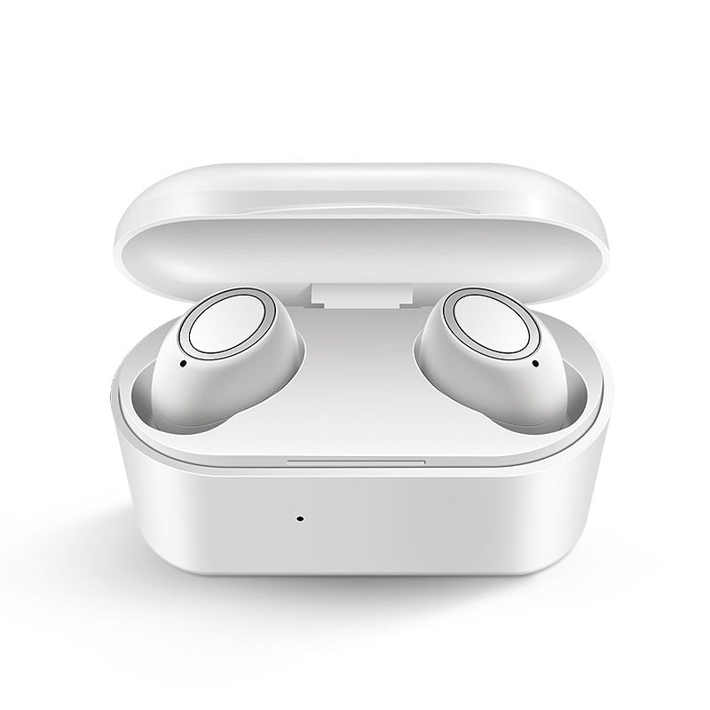 HKM-013203 Wireless Bluetooth Mini Headset - Stereo Earplug Style, 10m Range, Available in Black, White, Gold, Rose Gold, Blue